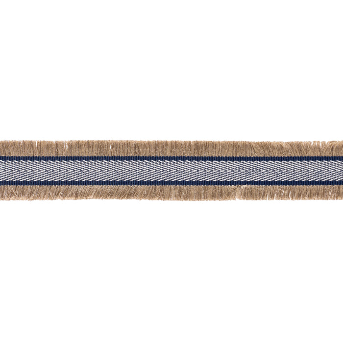 Schumacher Felicity Fringe Trim Navy Trim 86371