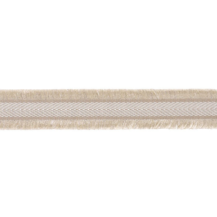 Schumacher Felicity Fringe Trim Sample Ivory Trim Sample 86374