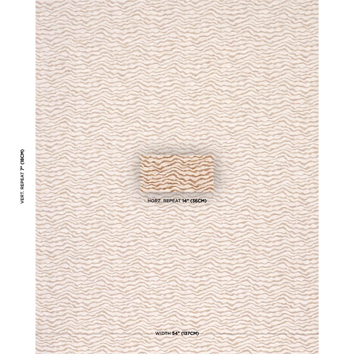 Schumacher Cammie Performance Brown Fabric 86391