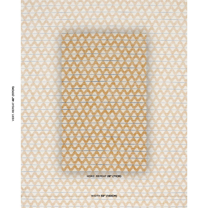 Schumacher Dayana Performance Yellow Fabric Sample 86400