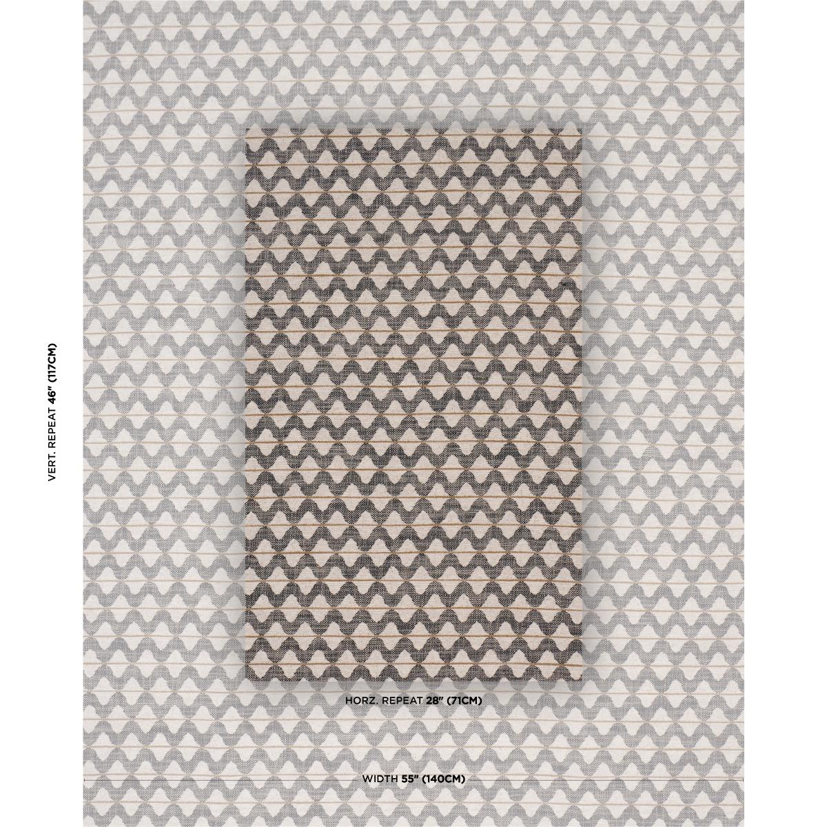 Schumacher Dayana Performance Indigo Fabric 86402