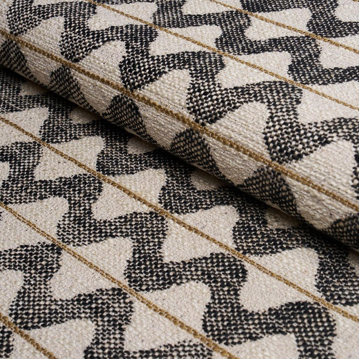 Schumacher Dayana Performance Indigo Fabric Sample 86402