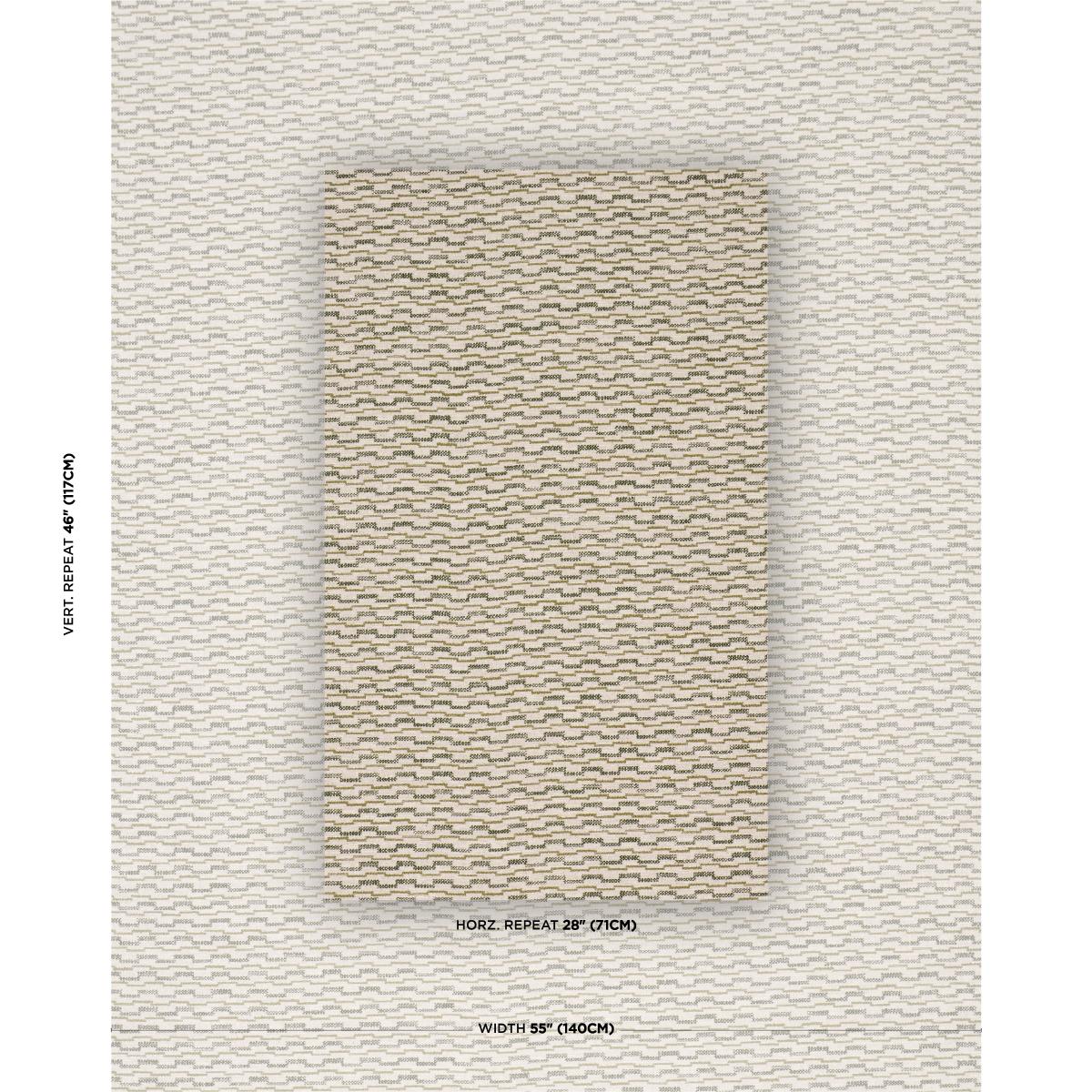 Schumacher Andreas Performance Stone Fabric 86411