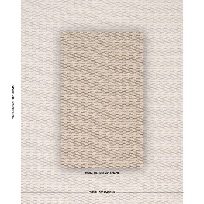 Schumacher Andreas Performance Chestnut Fabric 86412