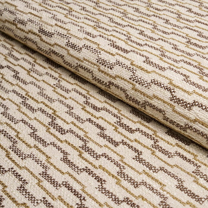 Schumacher Andreas Performance Chestnut Fabric Sample 86412