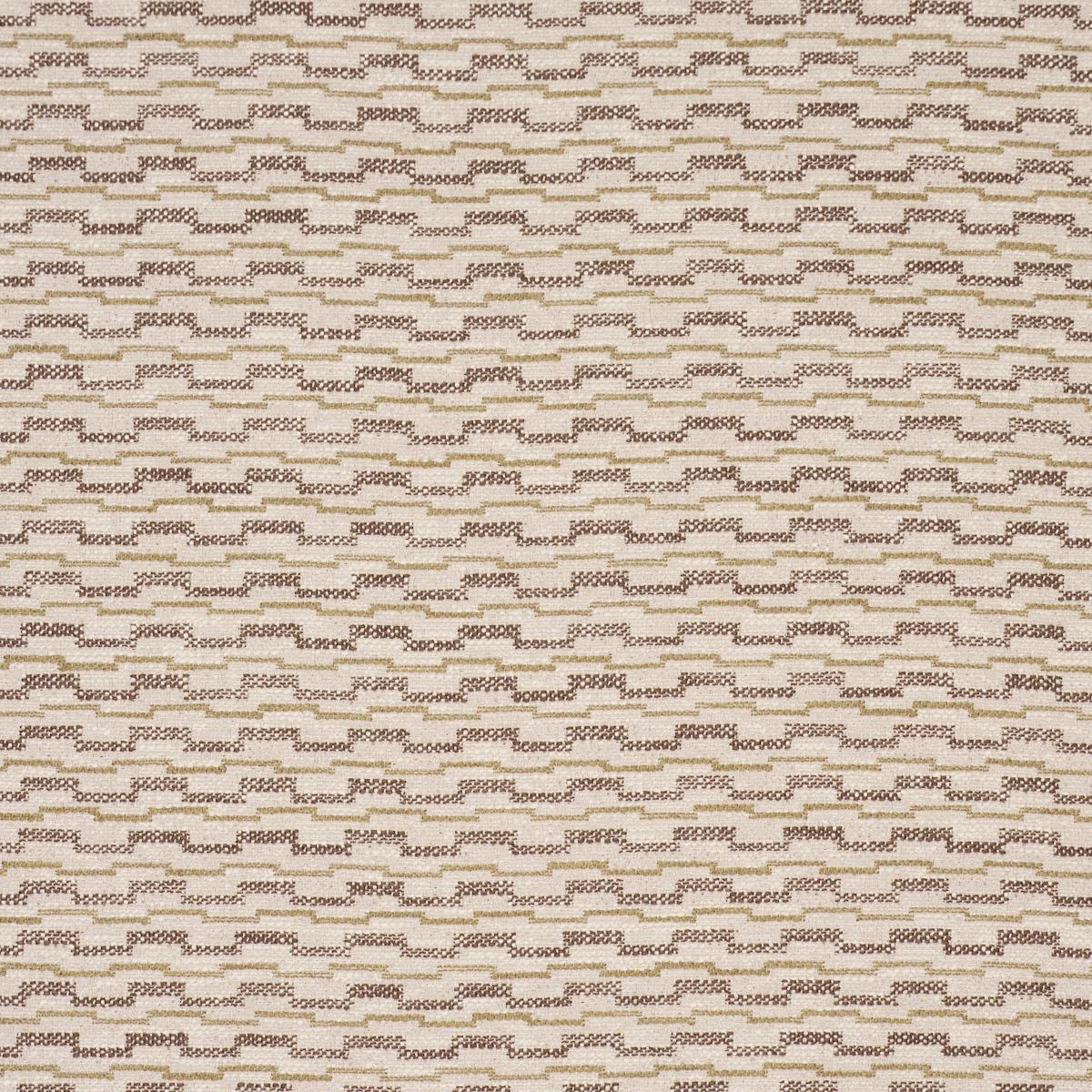Schumacher Andreas Performance Chestnut Fabric Sample 86412