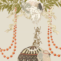 No.9 Thompson Monkey Business  Khaki Wallpaper N9021038002