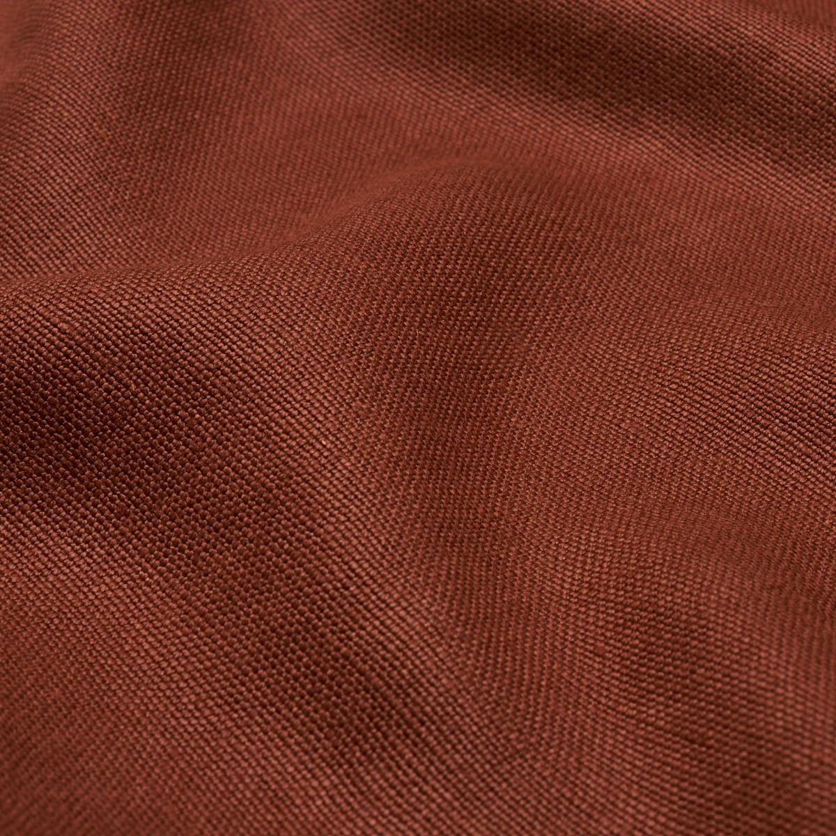 Schumacher Piet Performance Linen Terracotta Fabric 86461