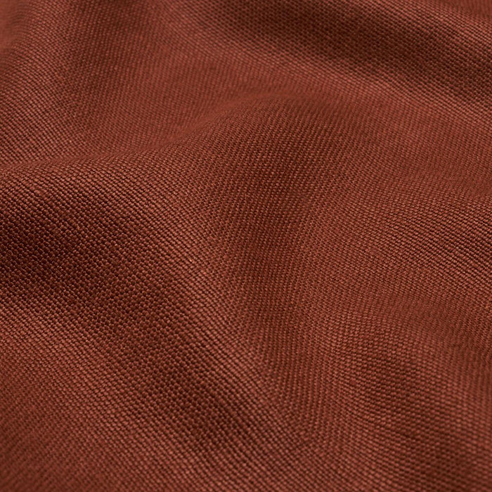 Schumacher Piet Performance Linen Terracotta Fabric Sample 86461