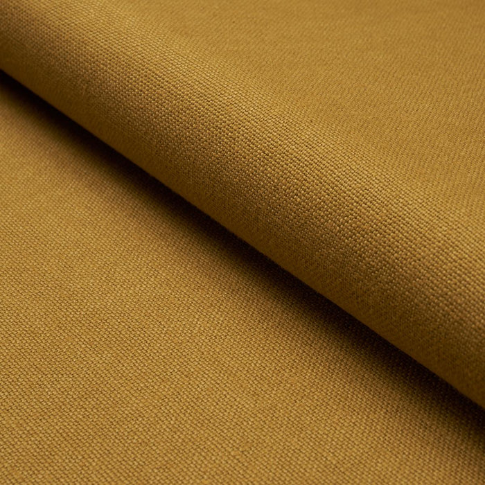 Schumacher Piet Performance Linen Ochre Fabric 86464