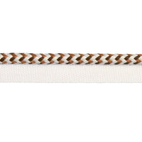 Schumacher Bolander Cord Indoor/Outdoor Brown Trim 86481