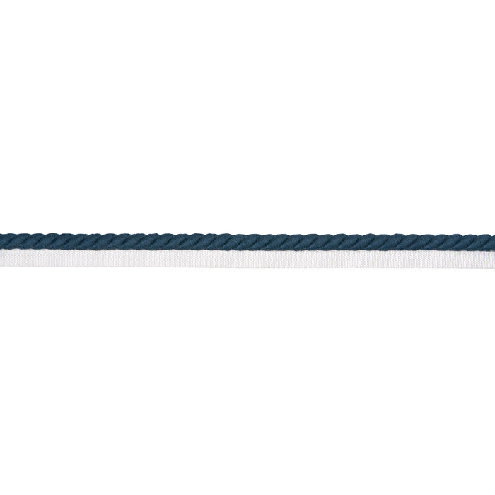 Schumacher Henley Cotton Cord Peacock Trim 86513