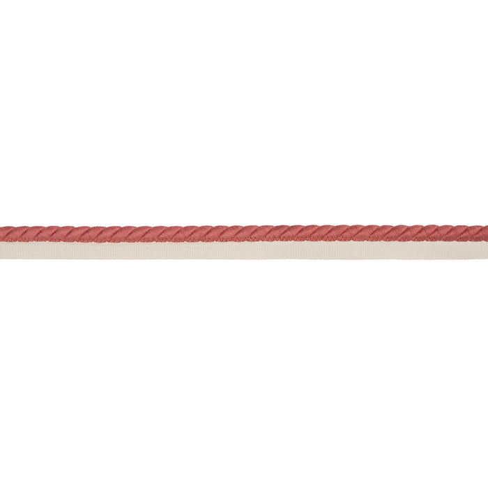 Schumacher Henley Cotton Cord Coral Trim Sample 86514