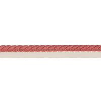 Schumacher Henley Cotton Cord Coral Trim 86514