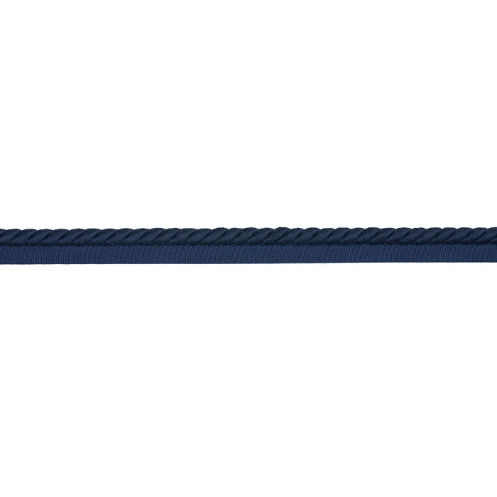 Schumacher Henley Cotton Cord Navy Trim Sample 86515