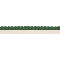 Schumacher Henley Cotton Cord Emerald Trim 86517