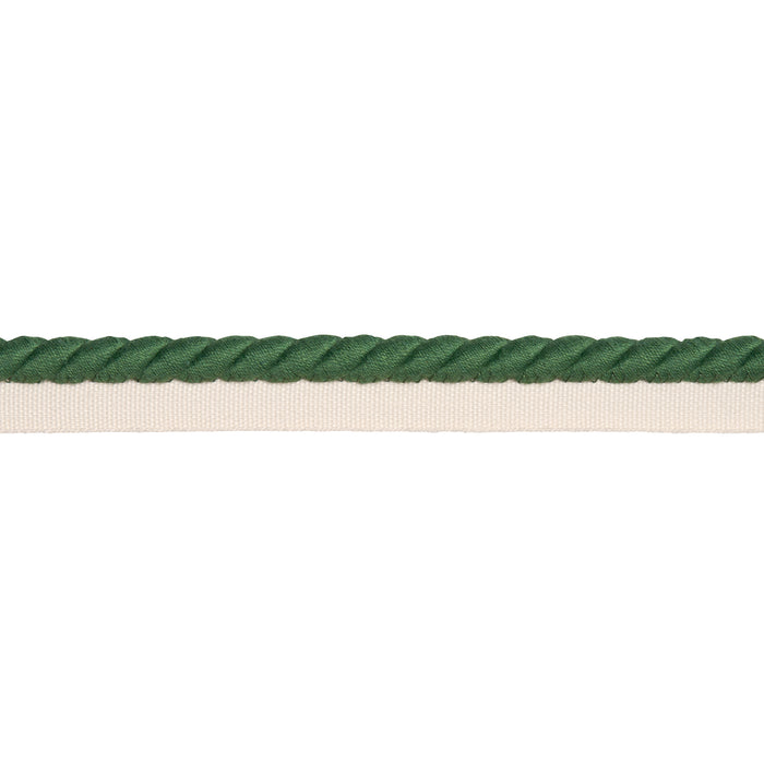 Schumacher Henley Cotton Cord Emerald Trim 86517