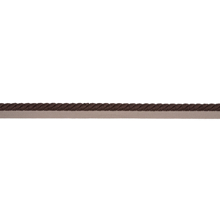 Schumacher Henley Cotton Cord Brown Trim Sample 86518