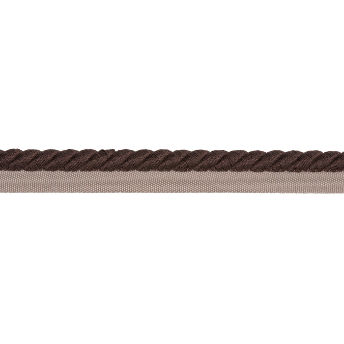 Schumacher Henley Cotton Cord Brown Trim Sample 86518