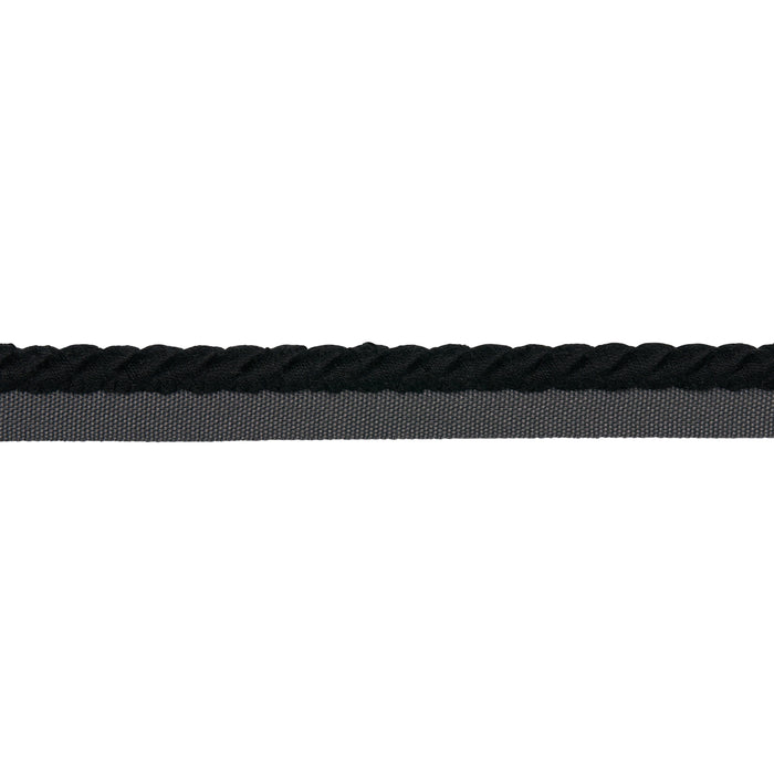 Schumacher Henley Cotton Cord Black Trim Sample 86519