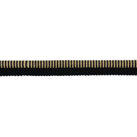 Schumacher Seville Ribbed Cord Black Trim 86520