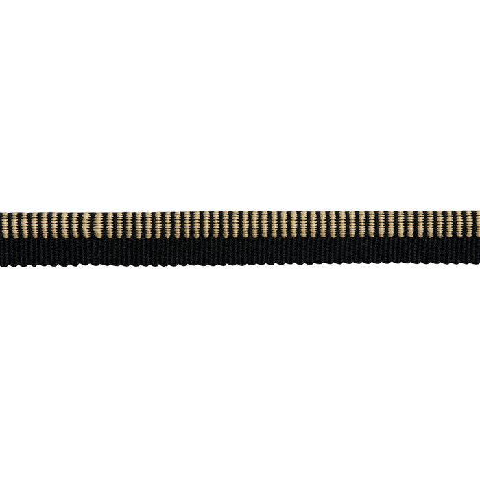 Schumacher Seville Ribbed Cord Black Trim Sample 86520