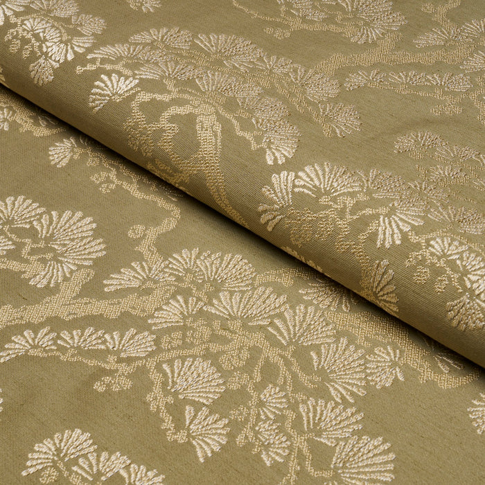 Schumacher Hinata Olive Fabric 86531