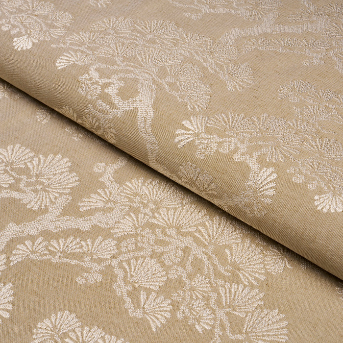 Schumacher Hinata Neutral Fabric Sample 86532