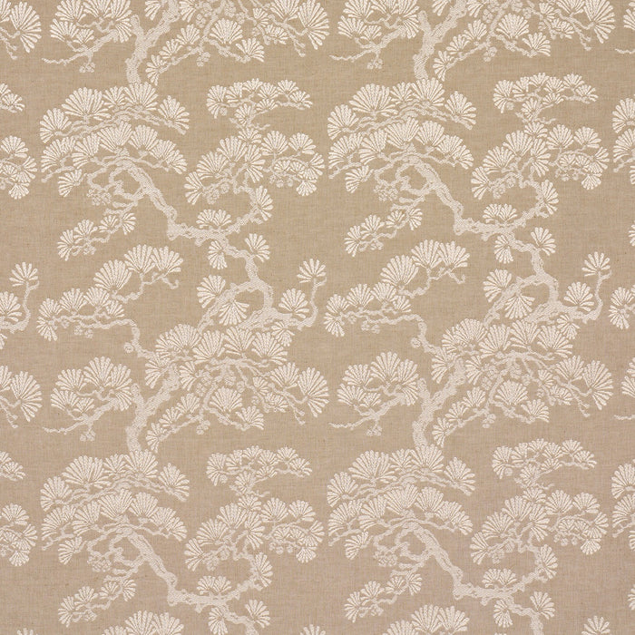 Schumacher Hinata Neutral Fabric Sample 86532