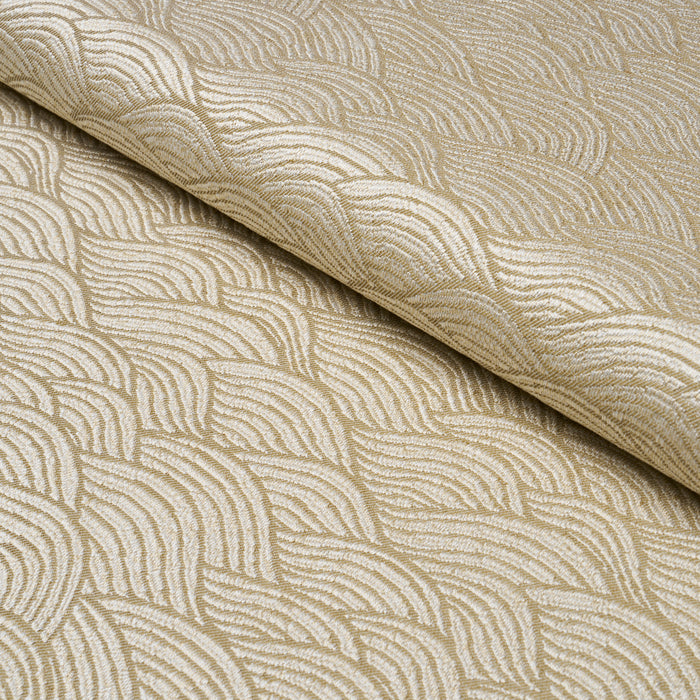 Schumacher Symphony Scallop Neutral Fabric 86542
