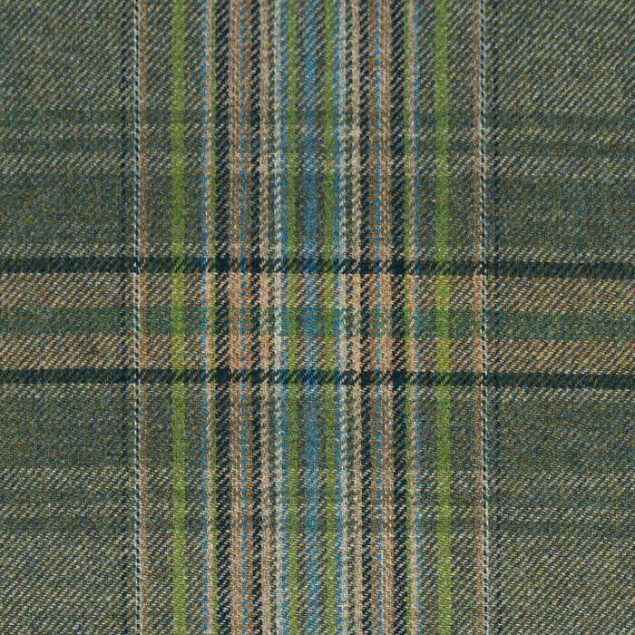 Schumacher Campbell Plaid Forest Fabric Sample 86581