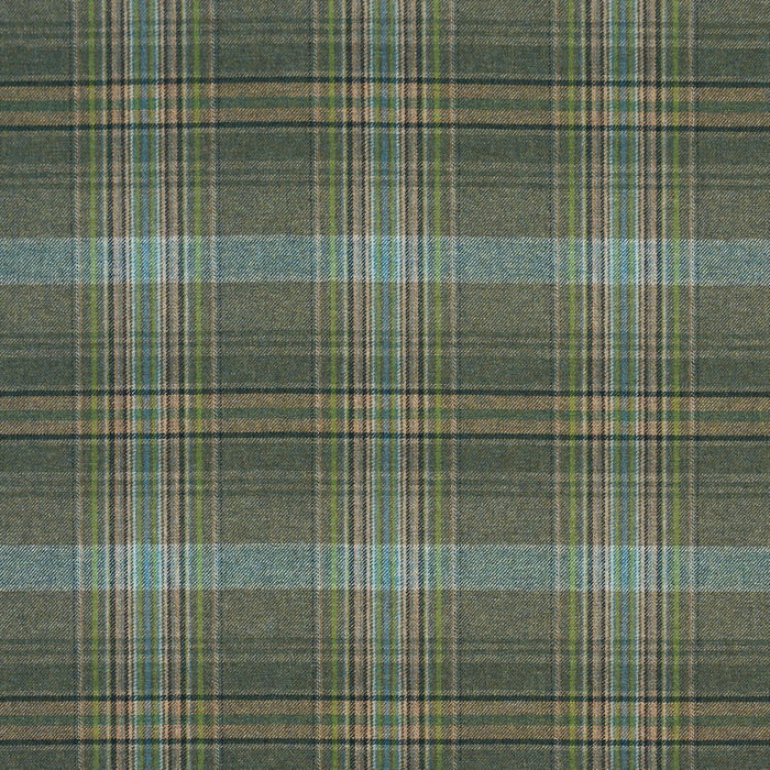 Schumacher Campbell Plaid Forest Fabric Sample 86581