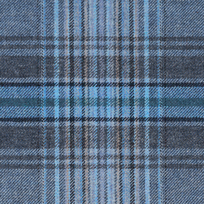Schumacher Campbell Plaid Indigo Fabric 86582