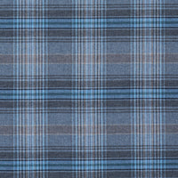 Schumacher Campbell Plaid Indigo Fabric 86582