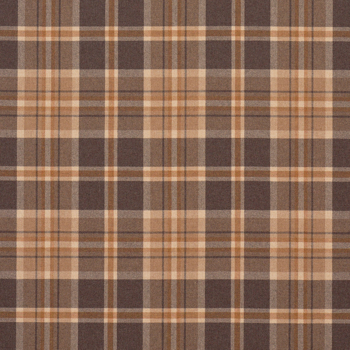 Schumacher Harris Merino Plaid Spice Fabric 86611