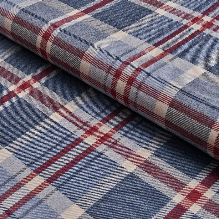 Schumacher Harris Merino Plaid Americana Fabric Sample 86612