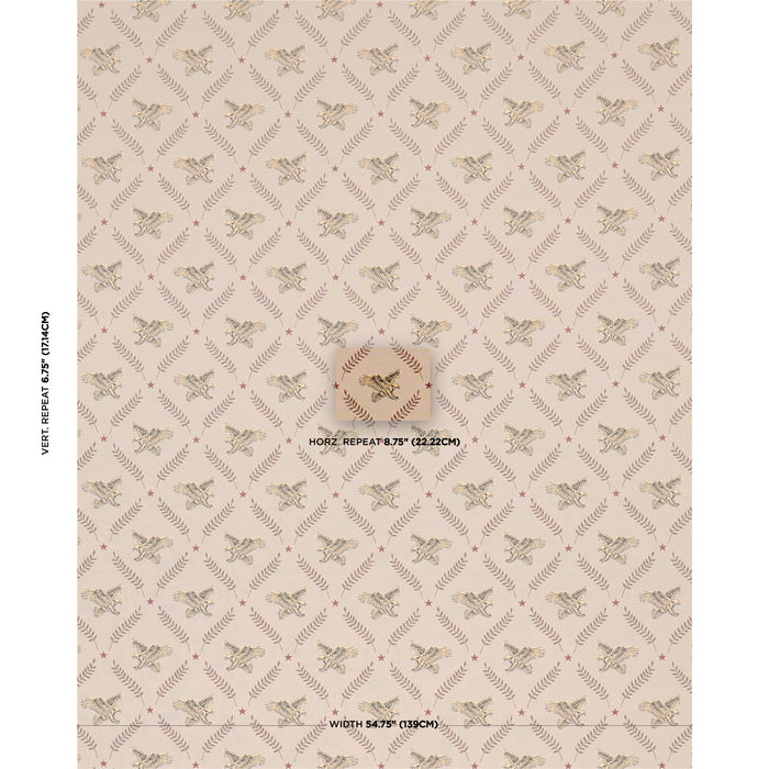 Schumacher Lolaire Document Fabric Sample 86620