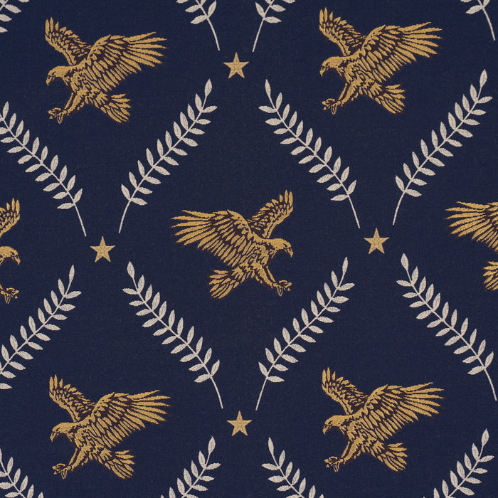 Schumacher Lolaire Navy Fabric 86621