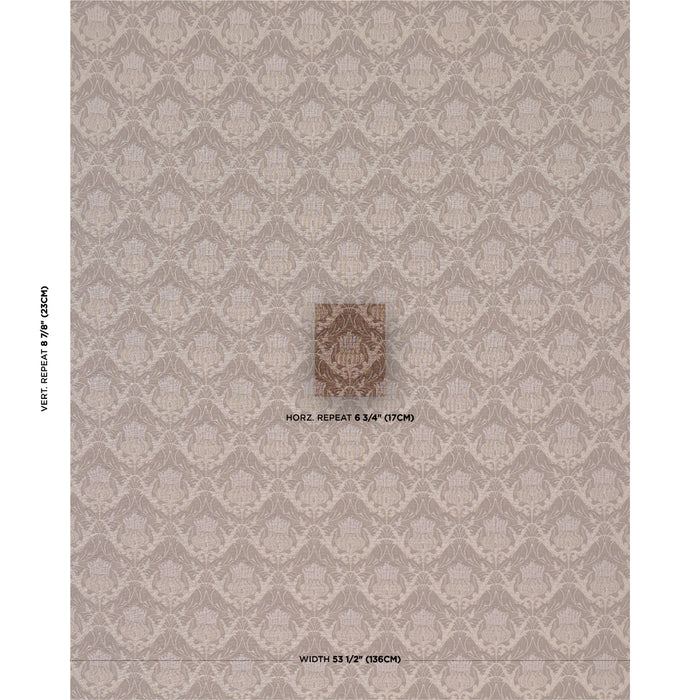 Schumacher Rowallan Trellis Bronze Fabric 86632