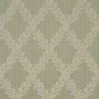 Schumacher Tyninghame Trellis Sage Fabric 86640