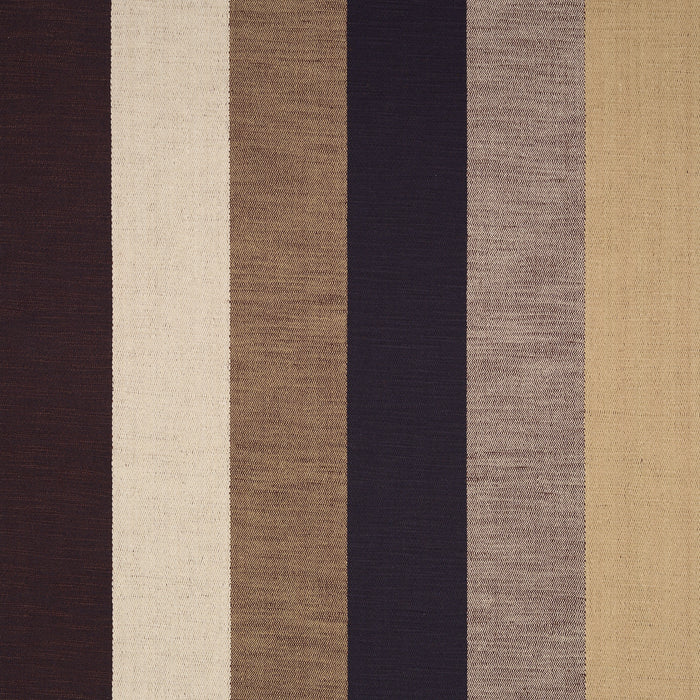 Schumacher Appino Stripe Brown Fabric Sample 86650