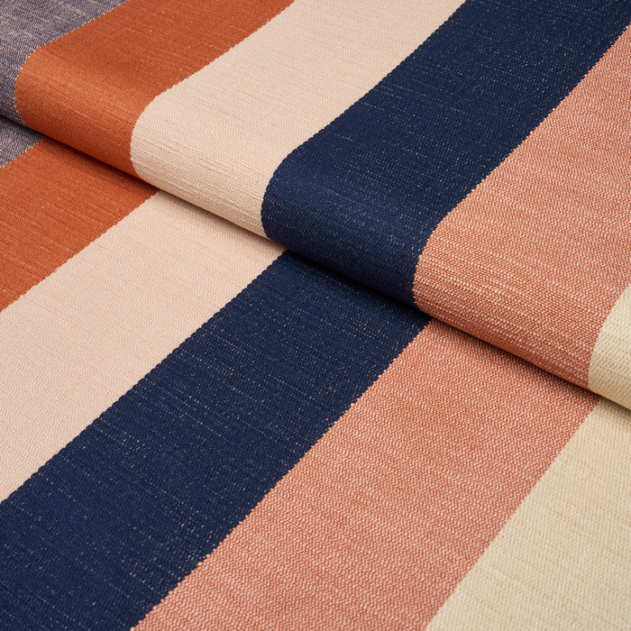 Schumacher Appino Stripe Sunset Fabric 86651