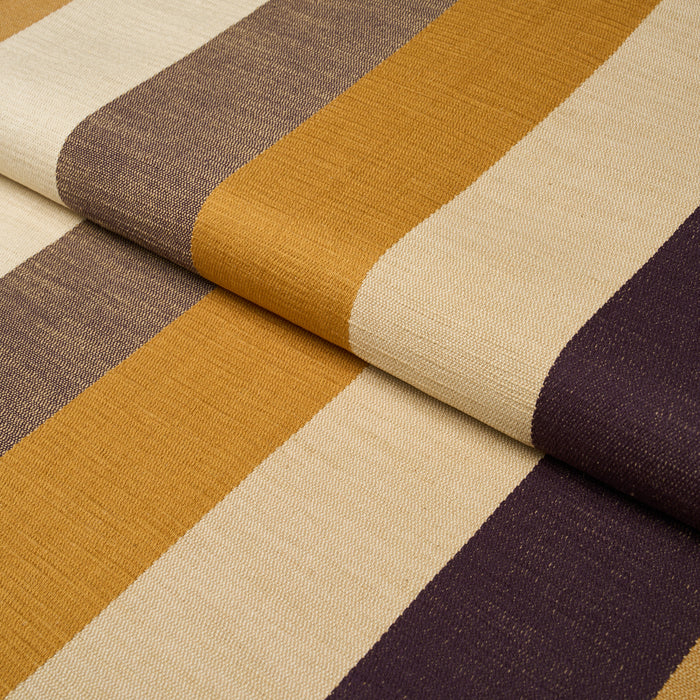 Schumacher Appino Stripe Ochre Fabric Sample 86652