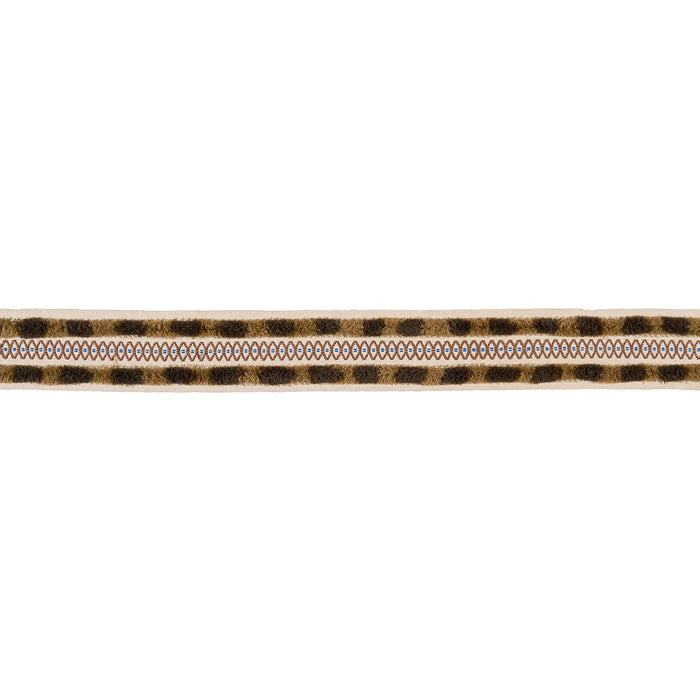 Schumacher Biyan Tape Brown Trim 86660