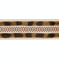 Schumacher Biyan Tape Brown Trim 86660