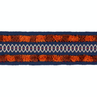 Schumacher Biyan Tape Orange Trim 86661