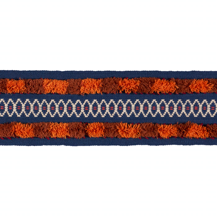 Schumacher Biyan Tape Orange Trim 86661