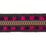 Schumacher Biyan Tape Raspberry Trim 86662