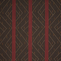 Schumacher Kapanga Embroidery Brown Fabric 86701