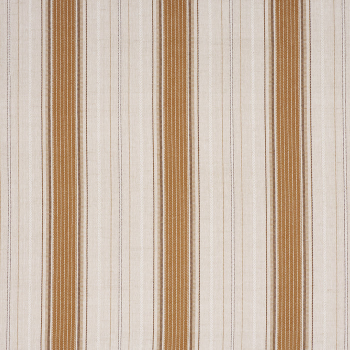 Schumacher Idris Stripe Ochre Fabric 86710